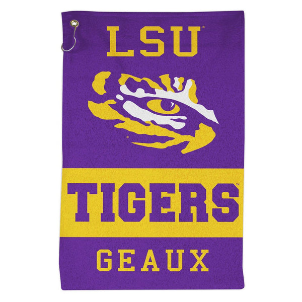 LSU Tigers slogan 16 x 25 Sports Towel