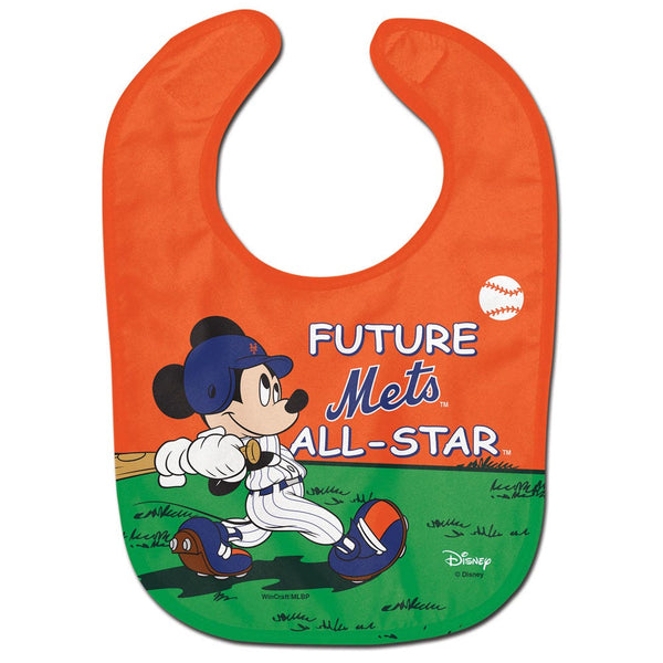 New York Mets / Disney MICKEY MOUSE All Pro Baby Bib
