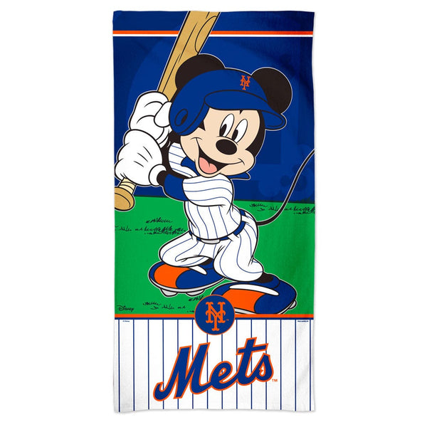 New York Mets / Disney MICKEY Spectra Beach Towel 30"  x 60"