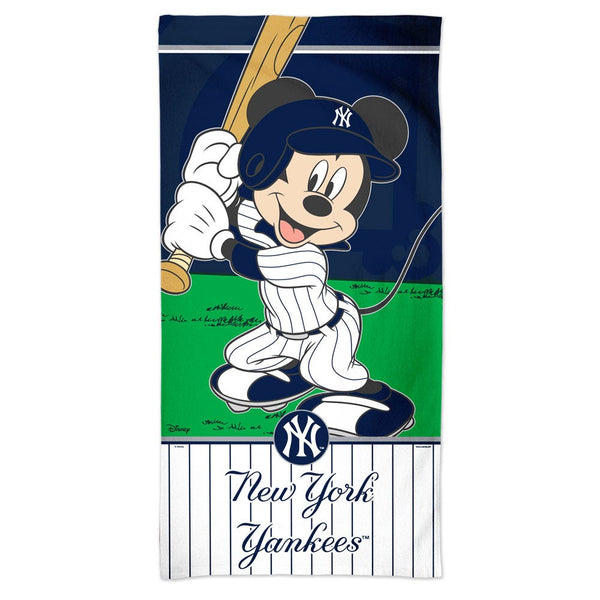 New York Yankees / Disney MICKEY Spectra Beach Towel 30"  x 60"