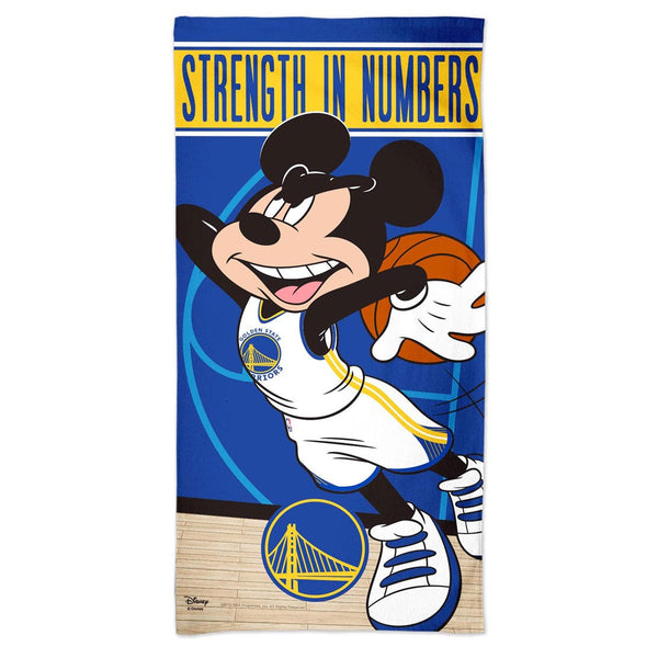 Golden State Warriors / Disney Spectra Beach Towel 30"  x 60"