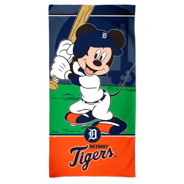 Detroit Tigers / Disney Mickey Mouse Spectra Beach Towel 30"  x 60"