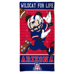 Arizona Wildcats / Disney MICKEY MOUSE FOOTBALL Spectra Beach Towel 30"  x 60"