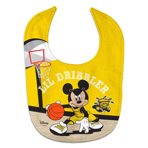 Wholesale-Wichita State Shockers / Disney Mickey Mouse Basketball All Pro Baby Bib