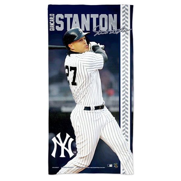 New York Yankees Spectra Beach Towel 30"  x 60" Giancarlo Stanton