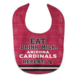 Arizona Cardinals Eat Drink Milk All Pro Baby Bib