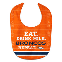 Denver Broncos Eat Drink Milk All Pro Baby Bib