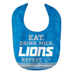 Detroit Lions Eat Drink Milk All Pro Baby Bib