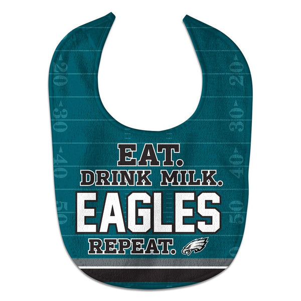 Philadelphia Eagles Eat Drink Milk All Pro Baby Bib