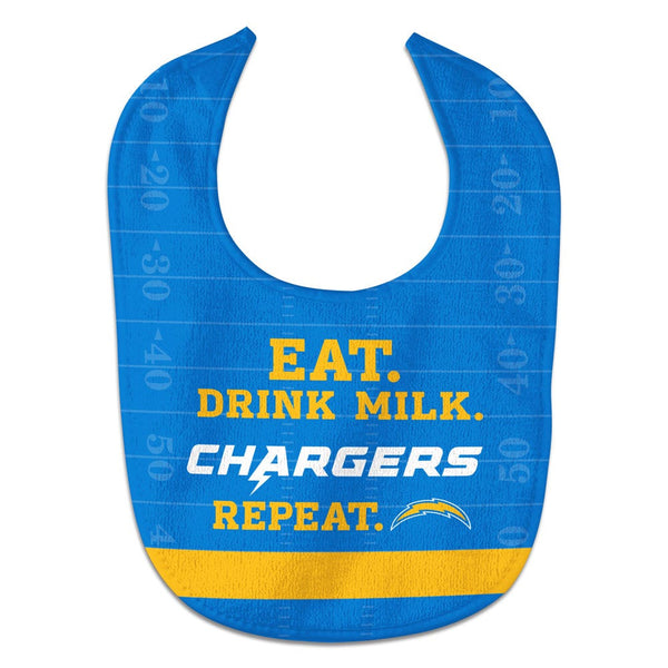 Los Angeles Chargers Eat Drink Milk All Pro Baby Bib