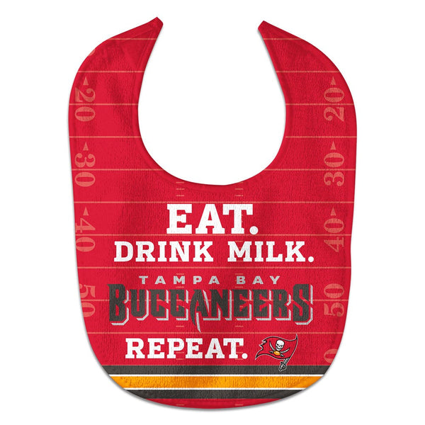 Tampa Bay Buccaneers Eat Drink Milk All Pro Baby Bib