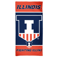 Illinois Fighting Illini Spectra Beach Towel 30"  x 60"