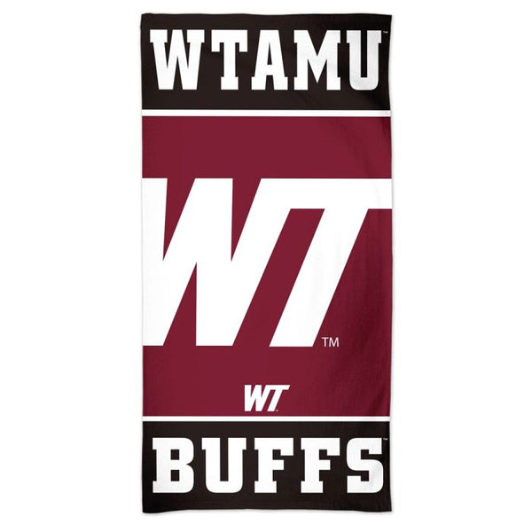 Wholesale-West Texas A&amp;M Buffaloes Spectra Beach Towel 30" x 60"