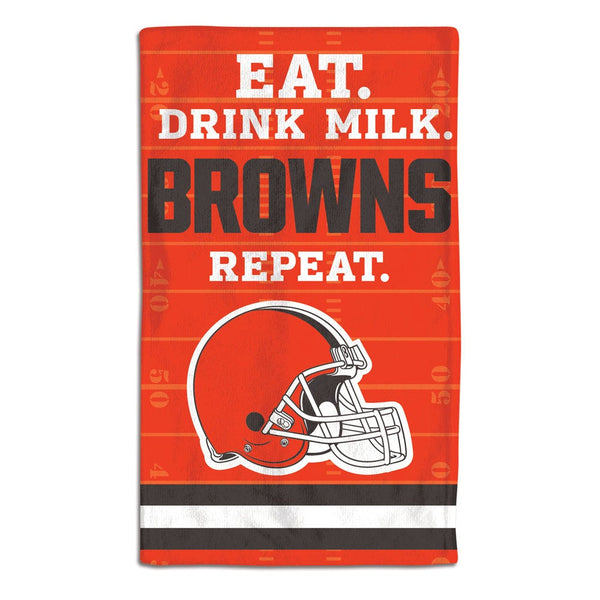 Cleveland Browns Burp Cloth 10" x 17"
