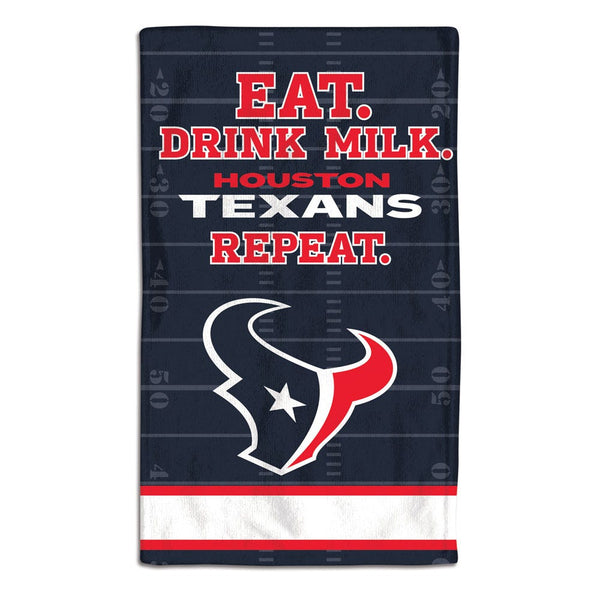 Houston Texans Burp Cloth 10" x 17"