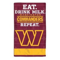 Washington Commanders Burp Cloth 10" x 17"