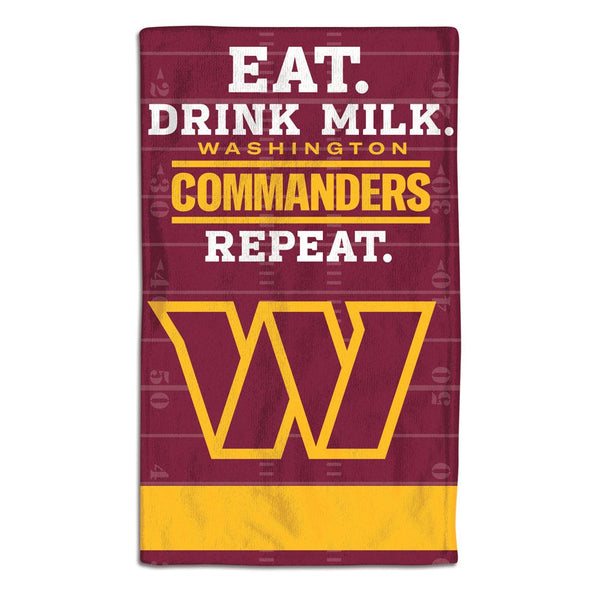 Washington Commanders Burp Cloth 10" x 17"