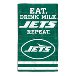 New York Jets Burp Cloth 10" x 17"