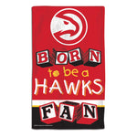 Atlanta Hawks Born Burp Cloth 10" x 17"