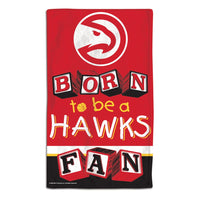 Atlanta Hawks Born Burp Cloth 10" x 17"