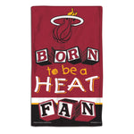 Miami Heat BORN TO BE Burp Cloth 10" x 17"