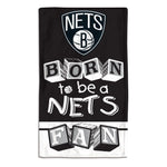 Brooklyn Nets BORN TO BE Burp Cloth 10" x 17"