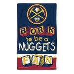 Denver Nuggets BORN TO BE Burp Cloth 10" x 17"