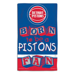Detroit Pistons BORN TO BE Burp Cloth 10" x 17"