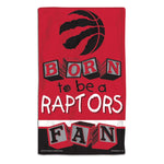 Toronto Raptors BORN TO BE Burp Cloth 10" x 17"