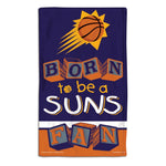 Phoenix Suns BORN TO BE Burp Cloth 10" x 17"