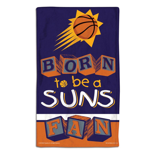 Phoenix Suns BORN TO BE Burp Cloth 10" x 17"