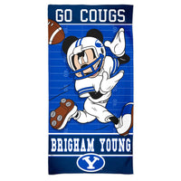 Brigham Young Cougars / Disney Spectra Beach Towel 30"  x 60"