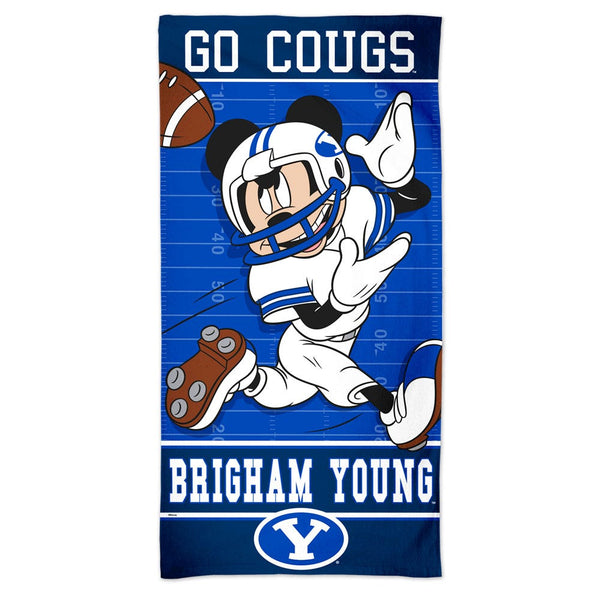 Brigham Young Cougars / Disney Spectra Beach Towel 30"  x 60"