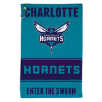 Charlotte Hornets SLOGAN 16 x 25 Sports Towel