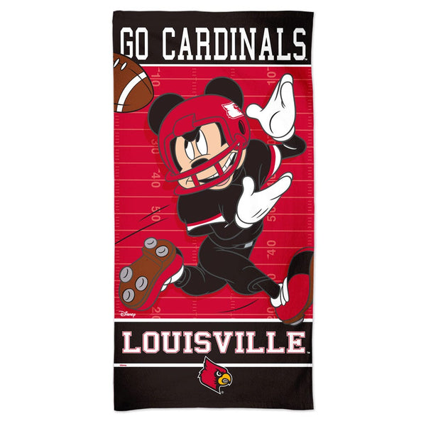 Louisville Cardinals / Disney Spectra Beach Towel 30"  x 60"