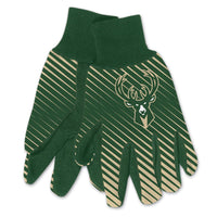 Milwaukee Bucks Adult Two Tone Gloves