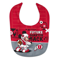 Wholesale-Utah Utes / Disney FOOTBALL MICKEY MOUSE All Pro Baby Bib