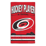Carolina Hurricanes HOCKEY PLAYER IN TRAINING Burp Cloth 10" x 17"
