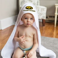 Wholesale-Iowa Hawkeyes All Pro Hooded Baby Towel