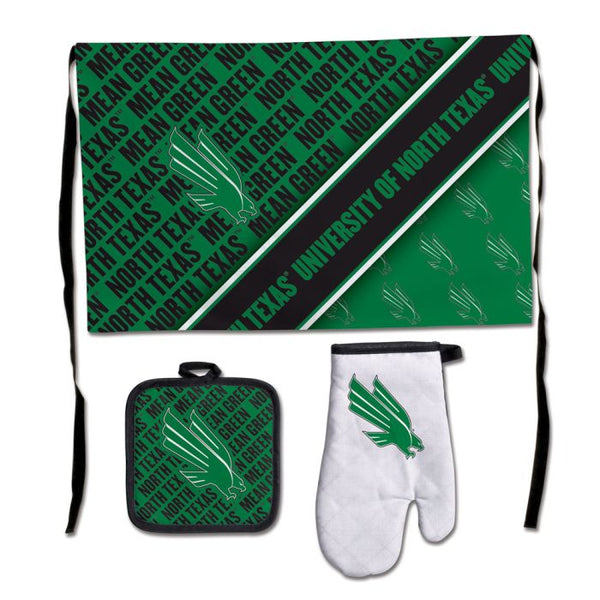 Wholesale-North Texas Mean Green Barbeque Tailgate Set-Premium