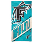 Miami Marlins / Cooperstown Spectra Beach Towel 30"  x 60"