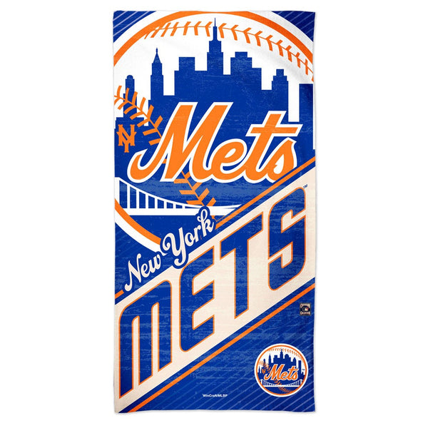 New York Mets / Cooperstown Spectra Beach Towel 30"  x 60"