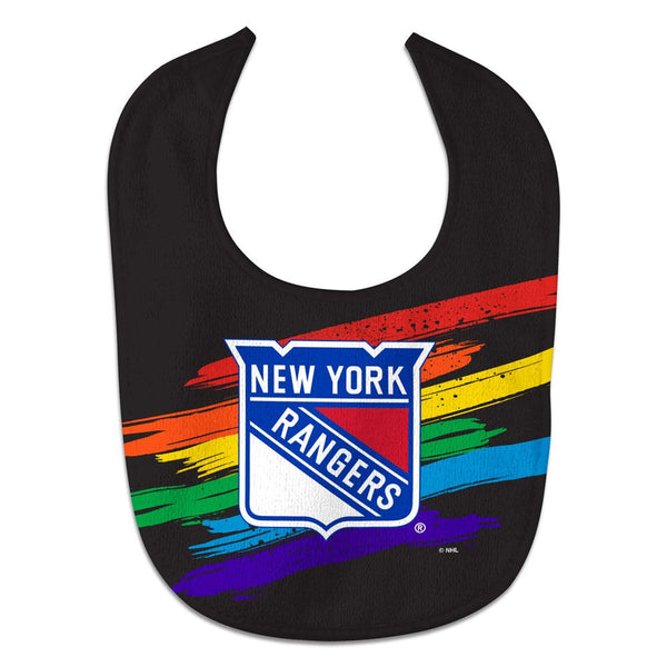 New York Rangers pride All Pro Baby Bib