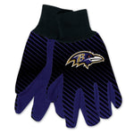 Baltimore Ravens Adult Two Tone Gloves