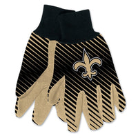 New Orleans Saints Adult Two Tone Gloves