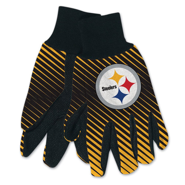 Pittsburgh Steelers Adult Two Tone Gloves