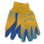 Los Angeles Chargers Adult Two Tone Gloves