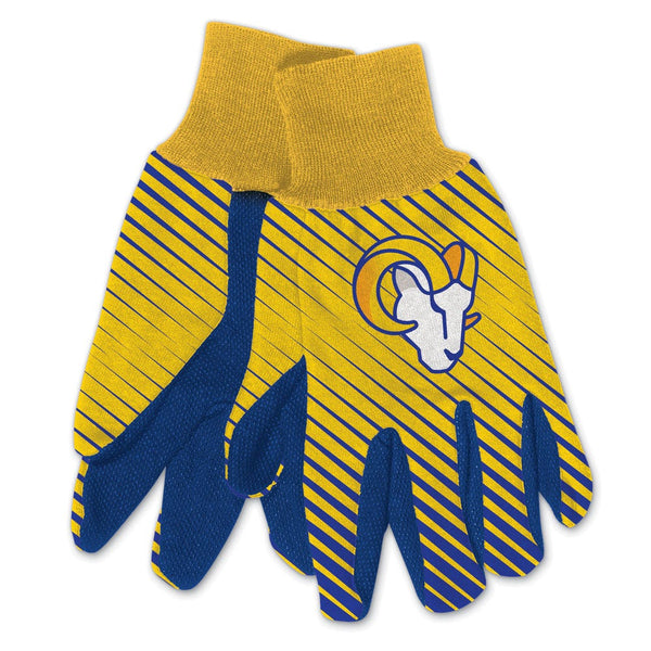 Los Angeles Rams Adult Two Tone Gloves