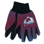 Colorado Avalanche Adult Two Tone Gloves