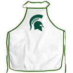 Wholesale-Michigan State Spartans Barbeque Aprons - white